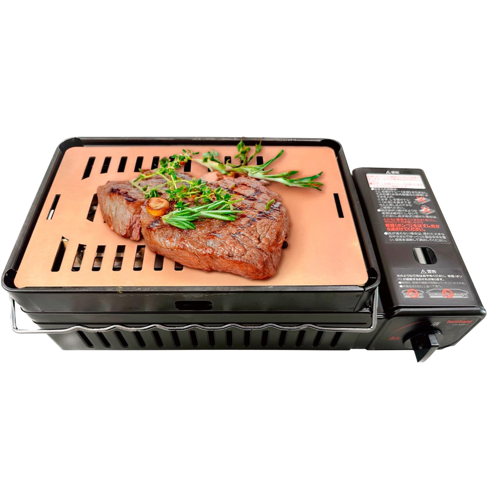 Amazon.co.jp: イワタニ炙りや用純銅製グリル 焼肉プレート 鉄板 ソロ